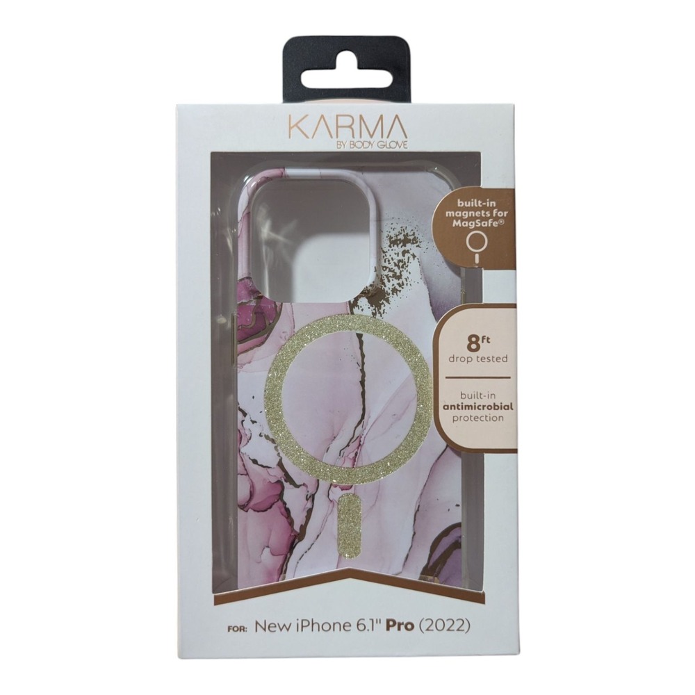 J2. KARMA by Body Glove‎ MagSafe Case for Apple iPhone 14 Pro (6.1 2022) Marble